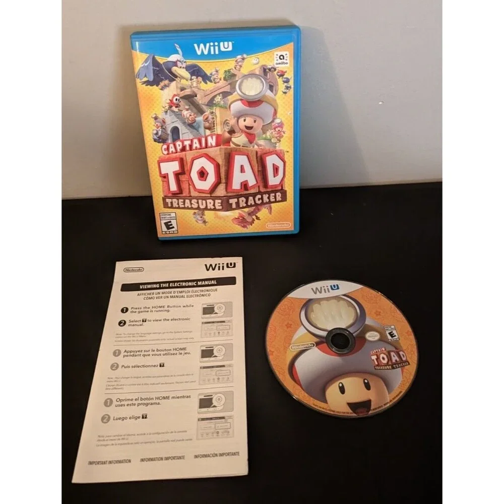 Captain Toad: Treasure Tracker (Nintendo Wii U, 2014) CIB